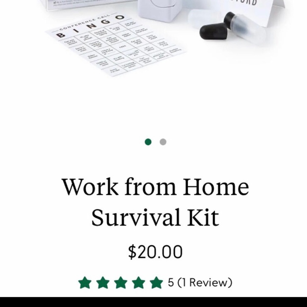 Uncommon Goods sold out WFH kit